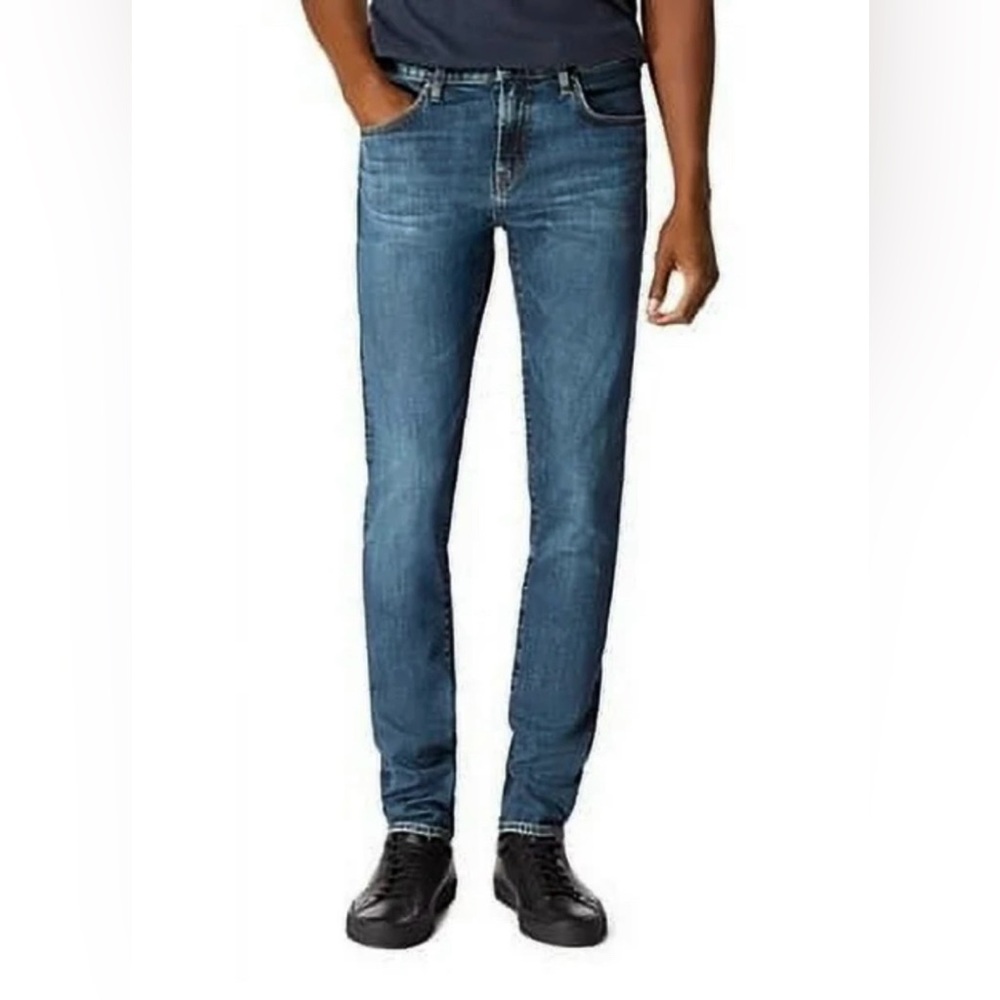 J BRAND Jeans Made In USA Men's 34x33” MICK Skinny Blue Denim Mid-rise Stretch